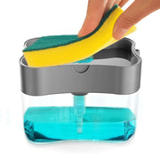 2 In 1 Soap Dispenser Soap Pump With Sponge (random Color )