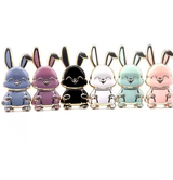 (Pack Of 2) Foldable Bunny Phone Bracket 3d Cute Bunny | Rabbit | Phone Stand (random Color)